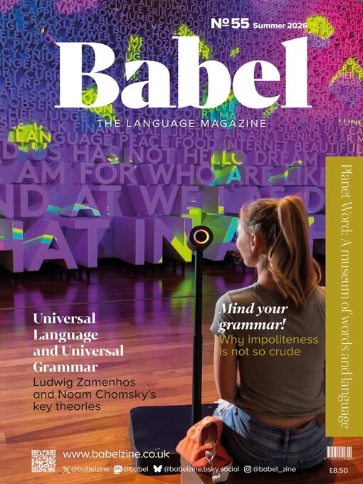 Cover image for Babel: The Language Magazine
